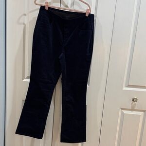 NWOT D&Co. Navy Plus Size Stretch Corduroy Bootcut pants Size L